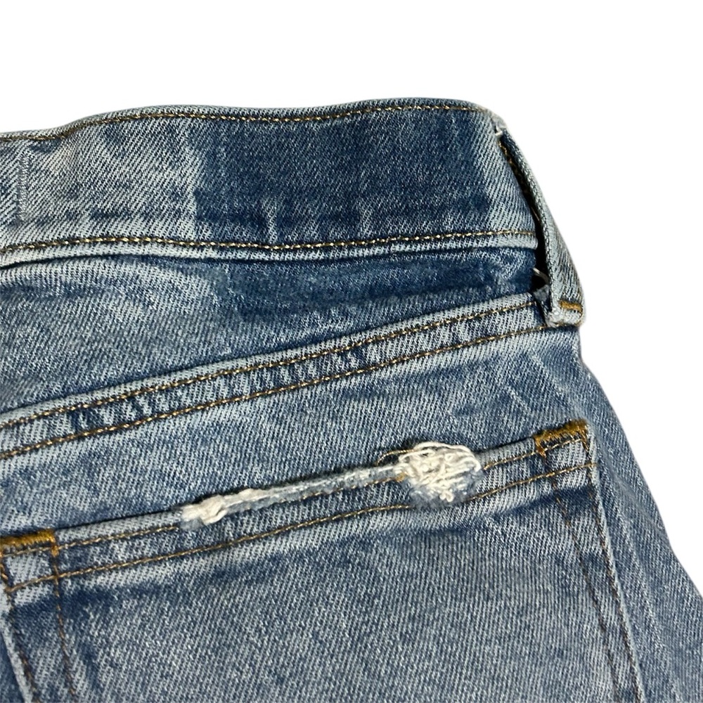 abercrombie&fitch high rise mom light wash lightly distressed jeans women’s 27” - Picture 11 of 11